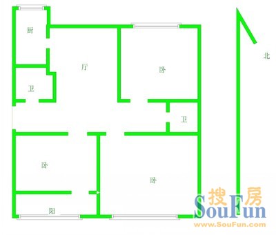 省直水文局家属院户型图