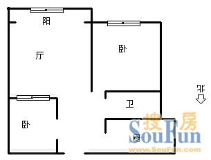 七里河房管局宿舍户型图