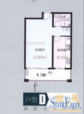 百通馨苑五区百通馨苑五区 1室 户型图 1室1厅1卫1厨 67.00㎡