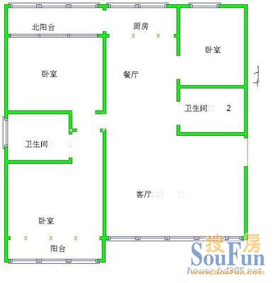 檀城北区户型图