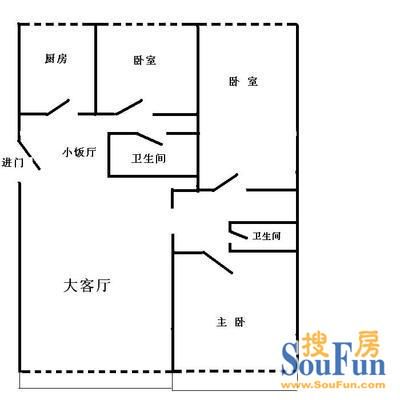 西太平街小区户型图