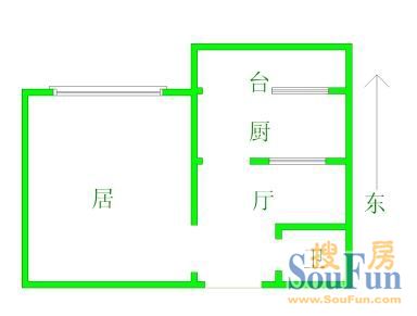 佳闻公寓户型图 1室1厅1卫1厨 163.00㎡