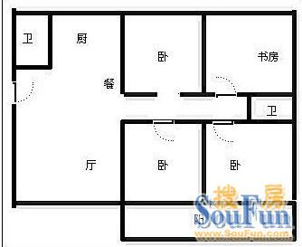 农信宿舍(潍城)户型图