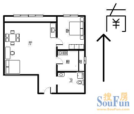 北郊医院家属楼户型图