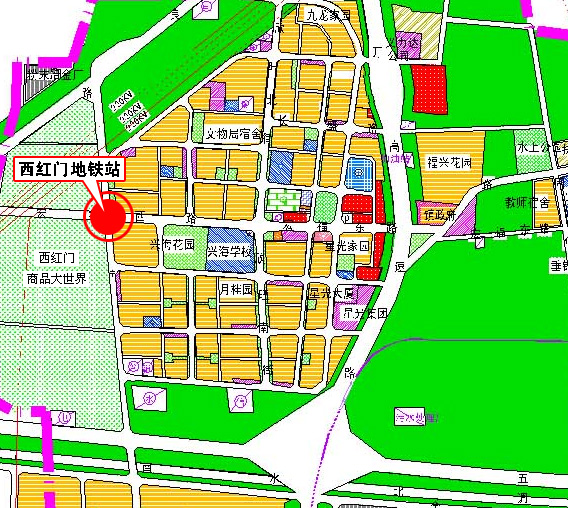 西红门站现在规划要建在瑞海二区和三区路口!不在布洛城售楼处路口!
