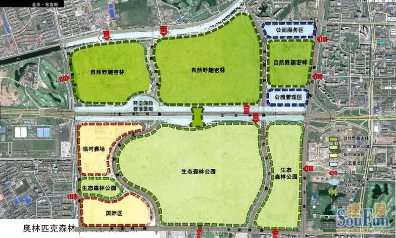 发个奥林匹克森林公园的地图.怎么发个帖子还要审查一