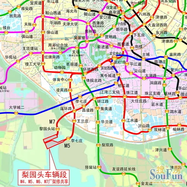 都来瞧都来看哦~最新天津最新规划图(全部线路)