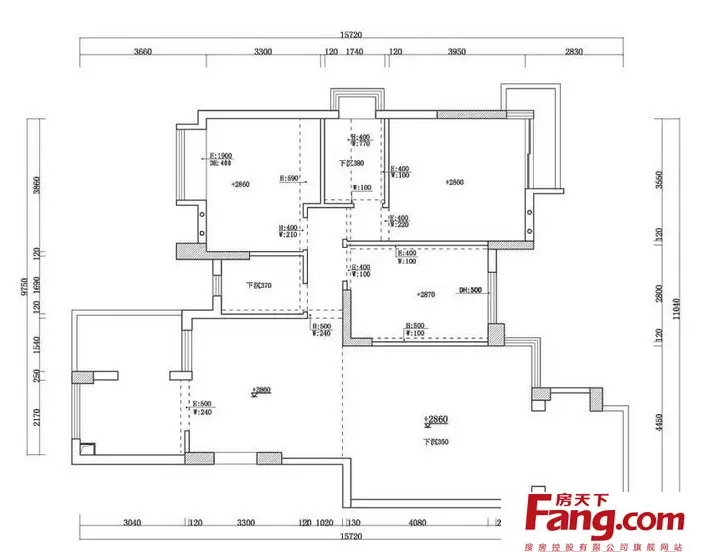 120平方房屋设计图大全-房天下家居装修网