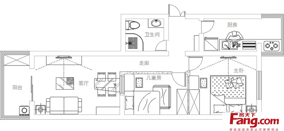 长方形房屋设计图纸