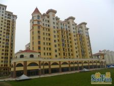 新加坡一室精装拎包入住电梯房中间楼层有阳台落地窗