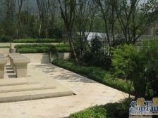 洋房横厅玻璃幕墙加铝板设计凸显质感