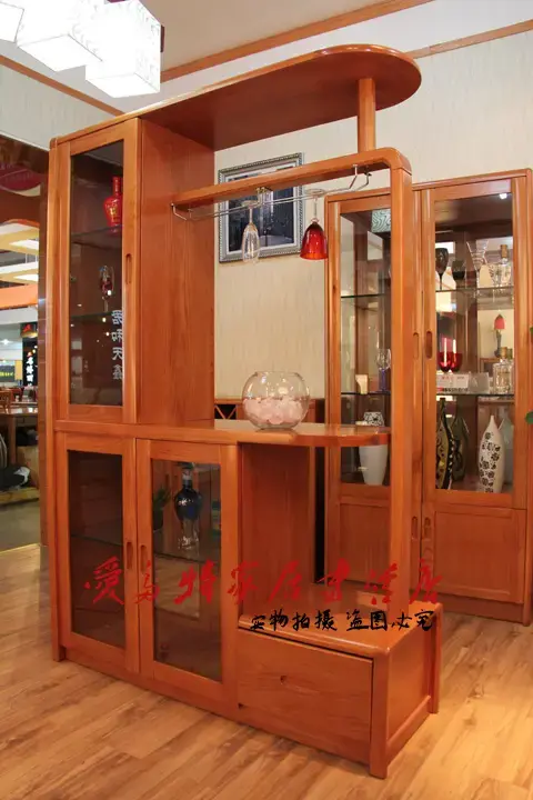 客厅家具红橡木隔厅柜红橡玄关柜 门厅柜 实木隔厅柜