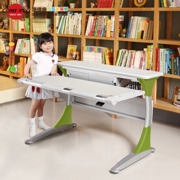 康朴乐哈佛书桌 台湾进口 儿童学习桌 学生升降书桌 最高品质