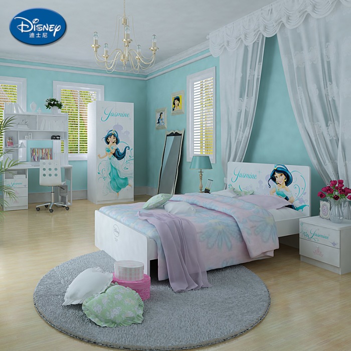 迪士尼品牌 儿童套房家具 酷漫居儿童家具 茉莉公主一千零一夜