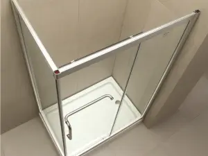 朗司整体浴室 简易淋浴房 隔断钢化玻璃 浴屏沐浴房卫生间 wl107
