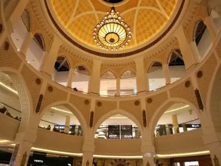 迪拜七星级酒店大厅图片