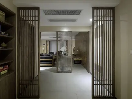 家庭厨房隔断门效果图
