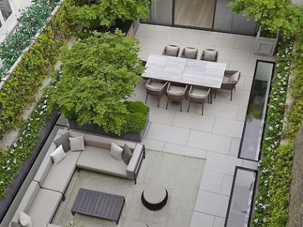 现代风格屋顶花园设计效果图