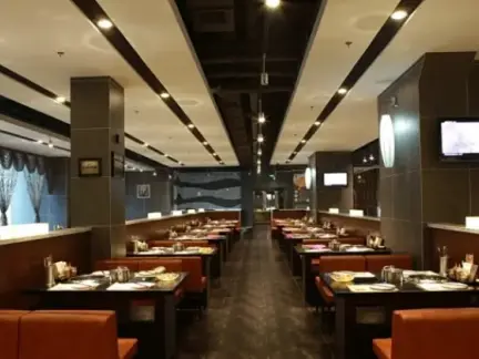 美式设计100平米自助烧烤店
