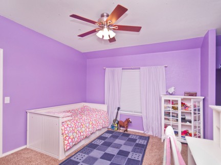 卧室整体家装紫色系装修效果图