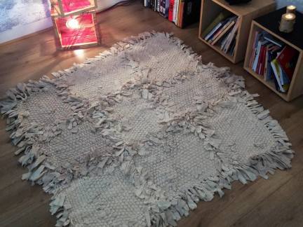 编织手工地毯图片
