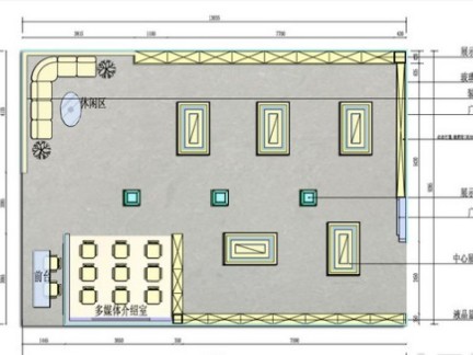 家具展厅平面图