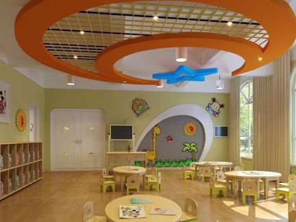 2019幼儿园吊顶设计效果图-房天下装修效果图