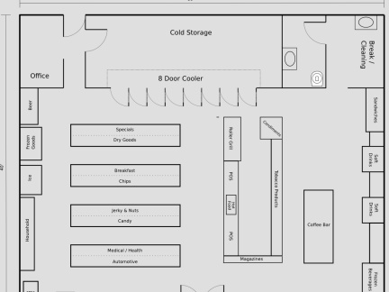 专卖店设计平面图
