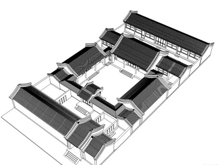徽式四合院设计图