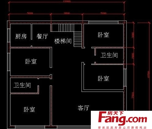 农村二层楼房现代设计平面图大全