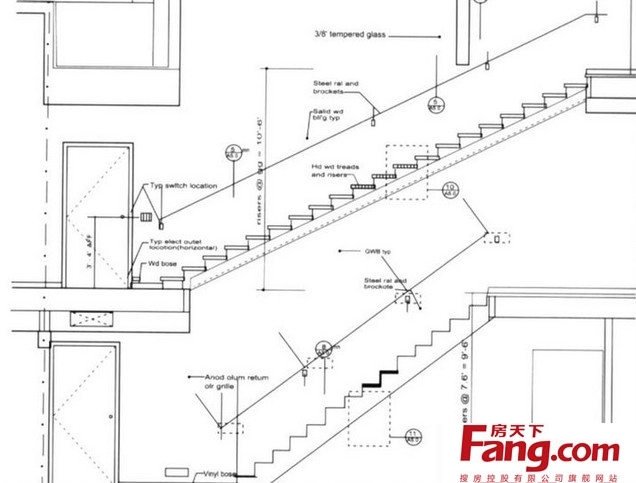 二层楼梯设计图纸