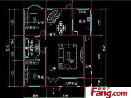 两层楼房简单设计平面图