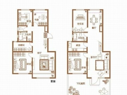 最新的跃层户型图