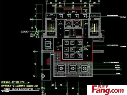 2019电梯平面详解图纸-房天下装修效果图