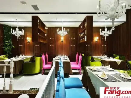 现代饭店餐厅装修效果图
