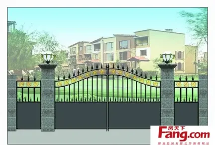 别墅大门设计装修｜佛山厦门业主看完省2万