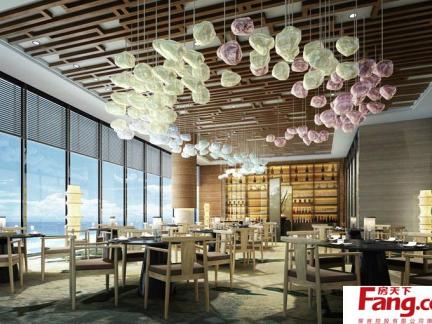 新中式饭店餐厅装修效果图