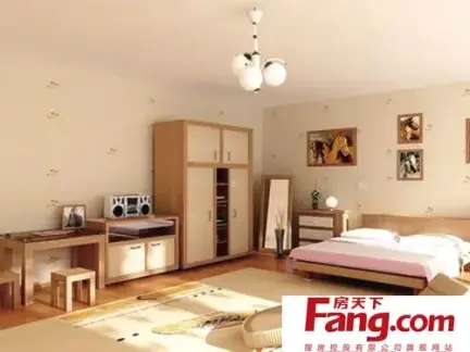 卧室家具摆放效果图片