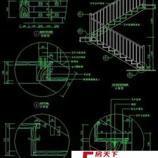 楼梯施工设计平面图