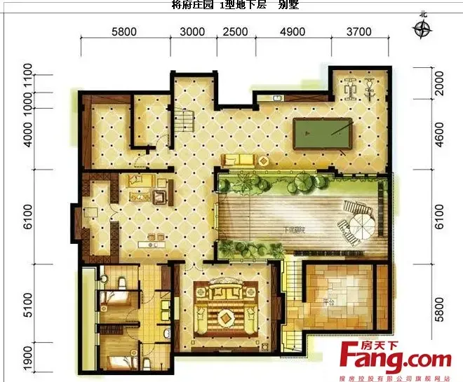 香港70平米户型图