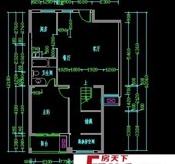 120平米复式楼装修效果图