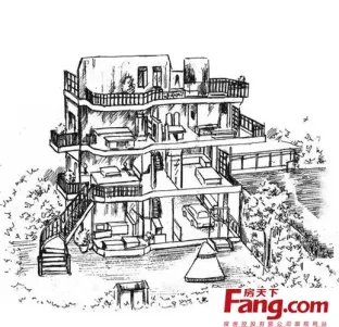 别墅三层设计图