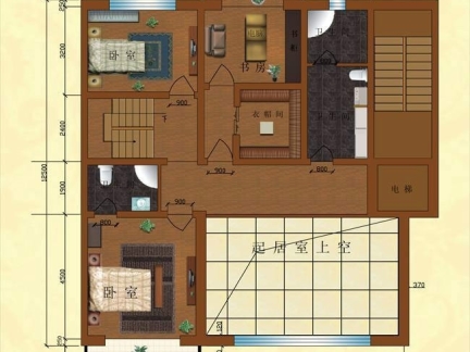 复式楼平面图2021-房天下家居装修网