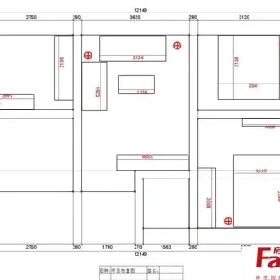 80平三室一厅20w装宜家小清新风