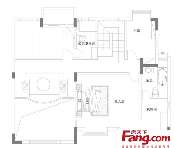 小型复式楼平面图