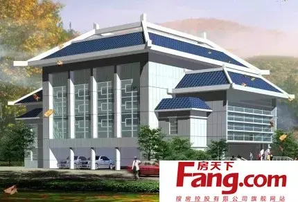 农村二层简约现代楼房效果图