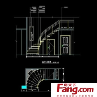 农村别墅楼梯设计效果图