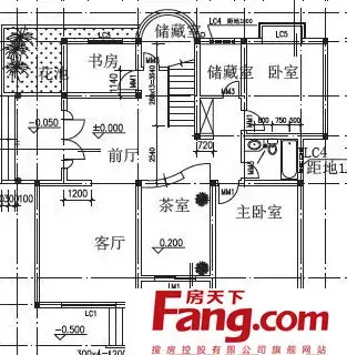 90平方房屋设计图简要