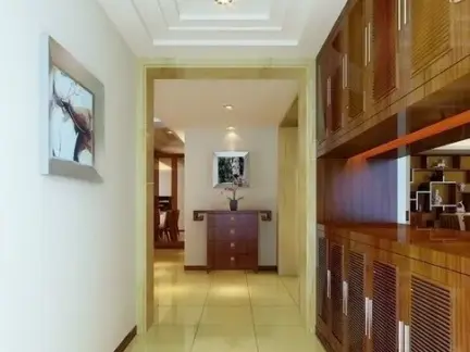 简欧式玄关吊顶装修效果图