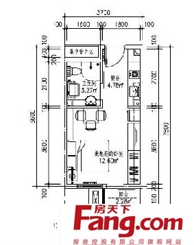 2013最经典70平米小户型设计图大全